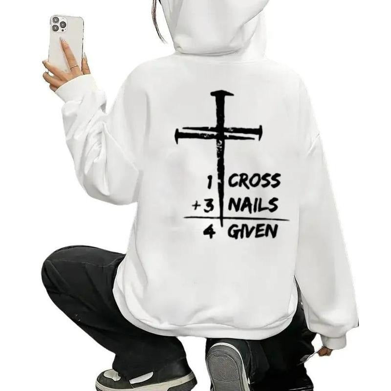 1 Cross 3 Nails Forgiven Christian Casual Street - Adult & Kids T-Shirts, Sweatshirts & Hoodies apparel design preview 1