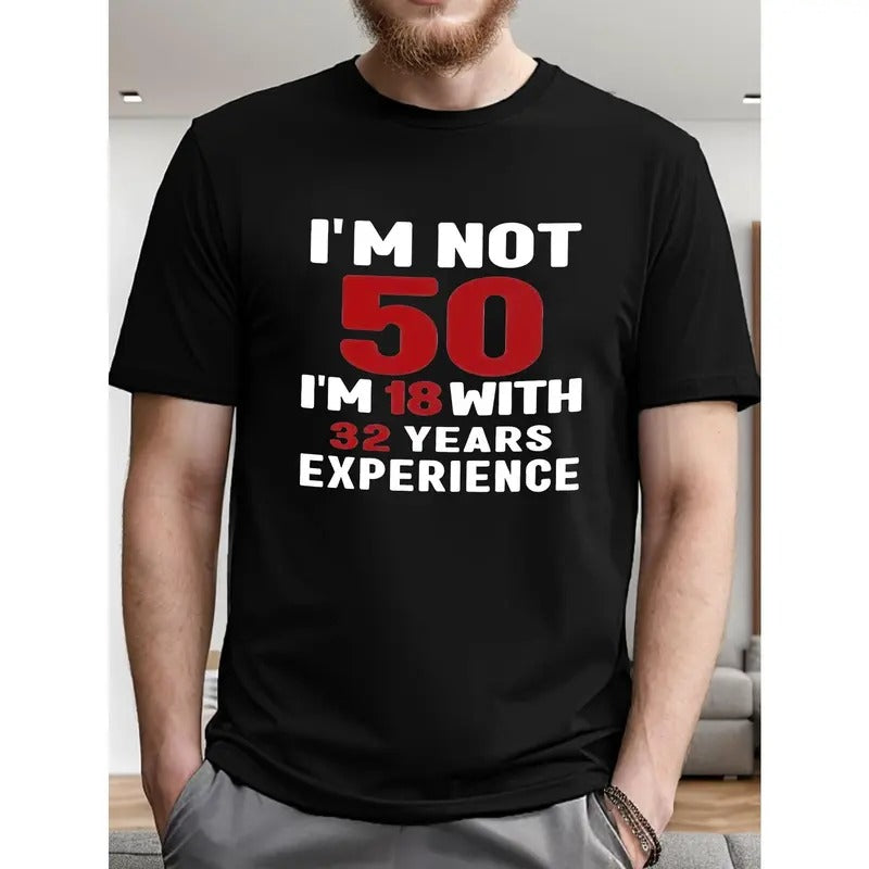 1 Pc 100% Cotton 50th Comfortable Breathable Short - Adult & Kids T-Shirts, Sweatshirts & Hoodies apparel design preview 1