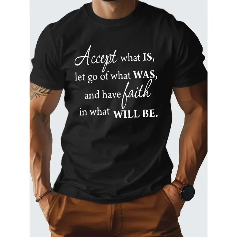 1 Pc 100% Cotton ACCEPT WHAT IS Pure Comfort Fit Made - Adult & Kids T-Shirts, Sweatshirts & Hoodies apparel design preview 1