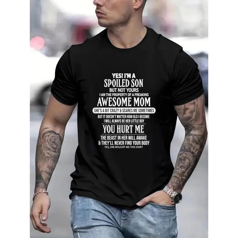 1 Pc 100% Cotton AWESOME MOM Printed Crew Neck Casual - Adult & Kids T-Shirts, Sweatshirts & Hoodies apparel design preview 1