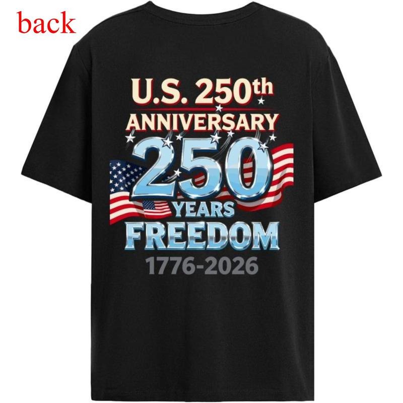 [100% Cotton] America 250 Years Strong 1776 2026 US - Adult & Kids T-Shirts, Sweatshirts & Hoodies apparel design preview 1
