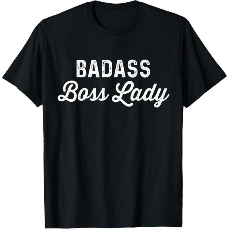 100% Cotton Badass Boss Funny Lady Coworker - Adult & Kids T-Shirts, Sweatshirts & Hoodies apparel design preview 1