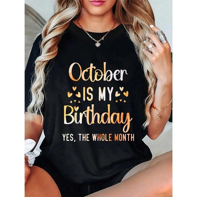 100% Cotton Casual October Is My Yes Whole Month - Adult & Kids T-Shirts, Sweatshirts & Hoodies apparel design preview 1