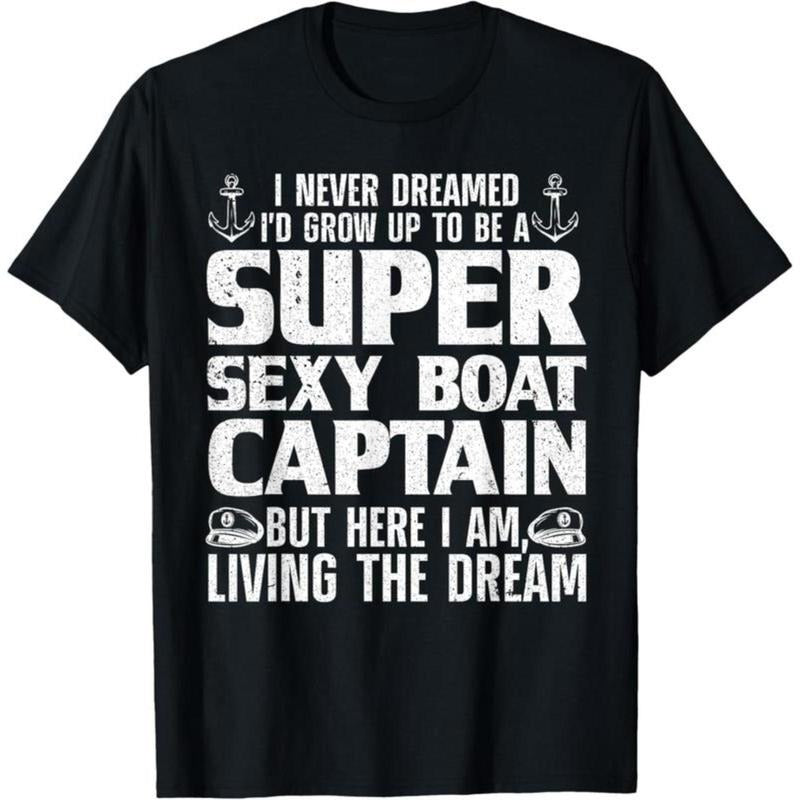 100% Cotton Funny Boat Captain Boating - Adult & Kids T-Shirts, Sweatshirts & Hoodies apparel design preview 1