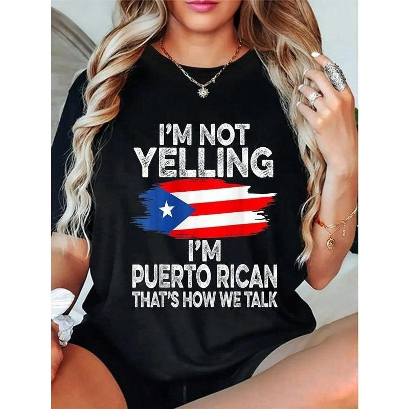 100% Cotton Funny Puerto Rico Flag I Don'T Scream I'M - Adult & Kids T-Shirts, Sweatshirts & Hoodies apparel design preview 1