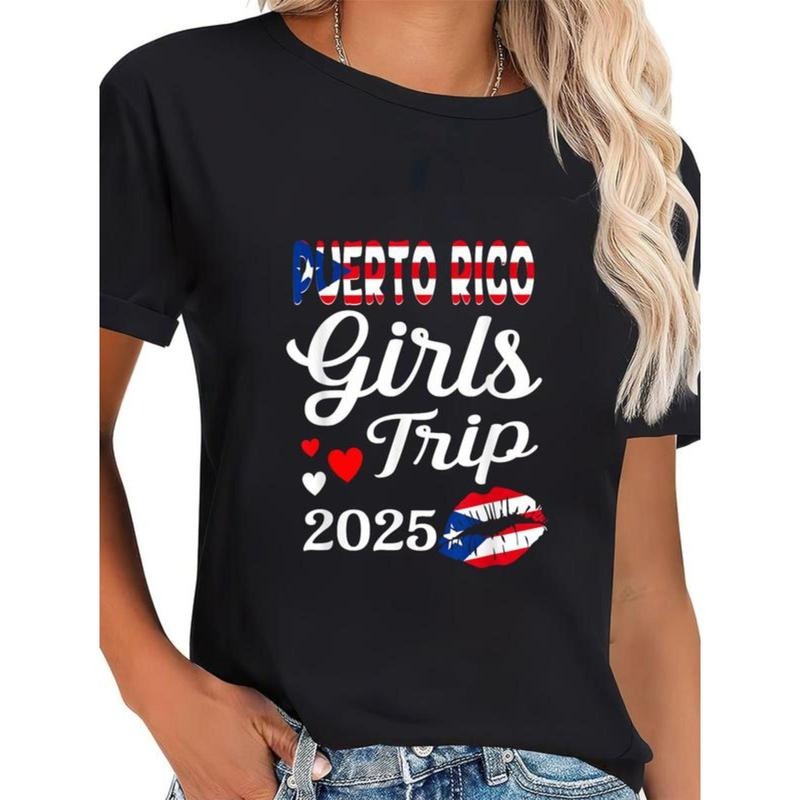 100% Cotton Trip Puerto Rico 2025 Summer Beach - Adult & Kids T-Shirts, Sweatshirts & Hoodies apparel design preview 1