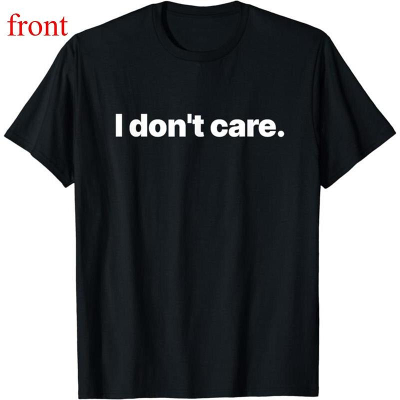 100% Cotton I Don'T Care - Adult & Kids T-Shirts, Sweatshirts & Hoodies apparel design preview 1