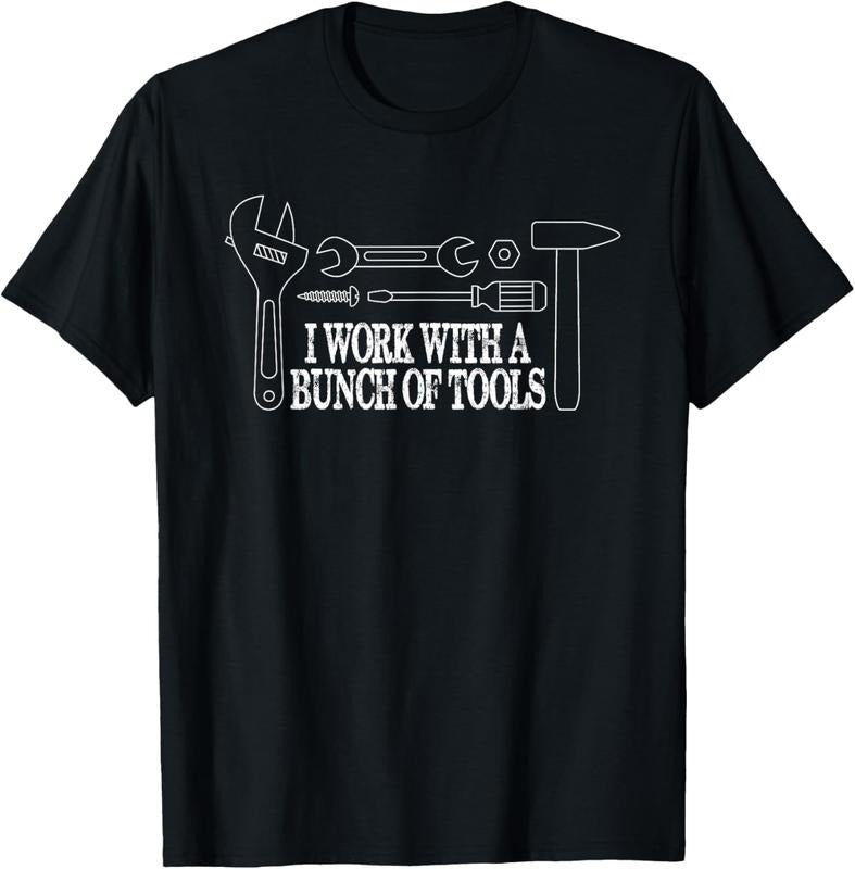 100% Cotton I Work Bunch Tools Funny Construction - Adult & Kids T-Shirts, Sweatshirts & Hoodies apparel design preview 1