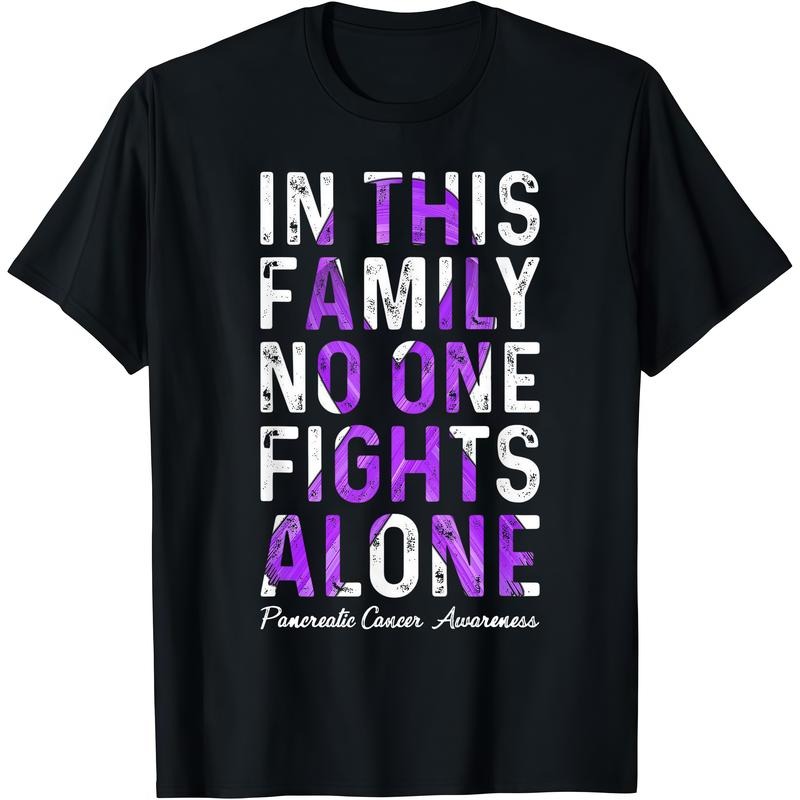 100% Cotton This Family No One Fight Alone Support - Adult & Kids T-Shirts, Sweatshirts & Hoodies apparel design preview 1