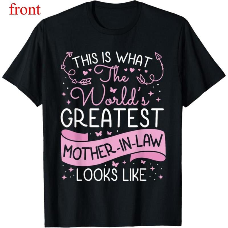 100% Cotton Mother Law Daughter World Greatest - Adult & Kids T-Shirts, Sweatshirts & Hoodies apparel design preview 1