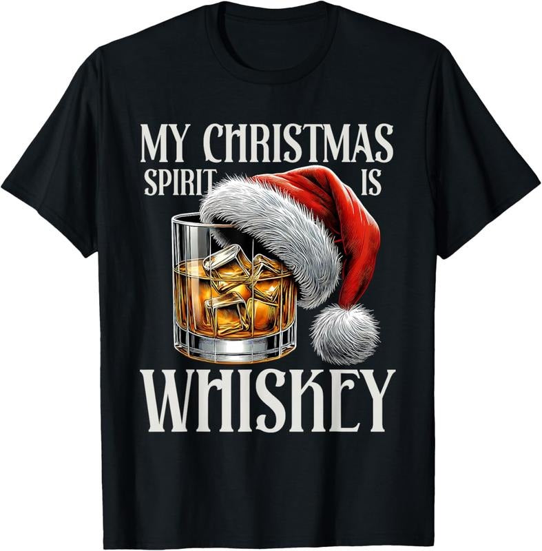 100% Cotton My Spirit Is Whiskey Funny Drinking - Adult & Kids T-Shirts, Sweatshirts & Hoodies apparel design preview 1