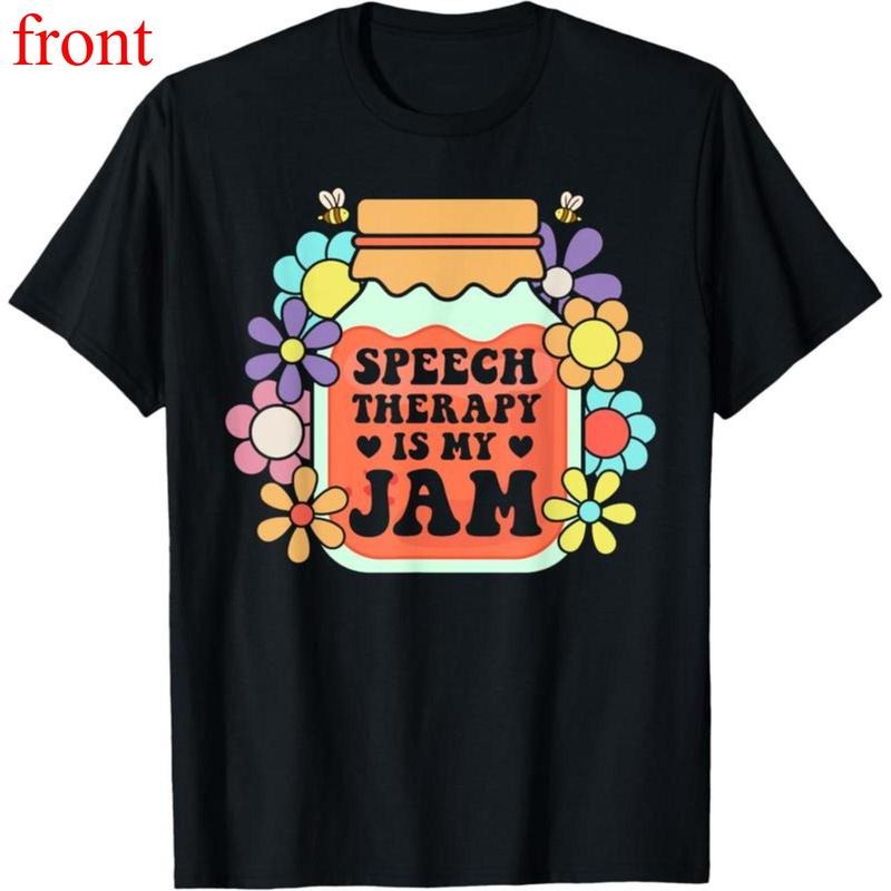 100% Cotton Speech Therapy Pathology Is My Jam - Adult & Kids T-Shirts, Sweatshirts & Hoodies apparel design preview 1