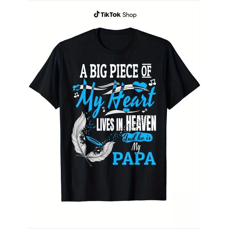 100% Cotton Memorial Day Tribute Dad Grandpa "My Papa - Adult & Kids T-Shirts, Sweatshirts & Hoodies apparel design preview 1