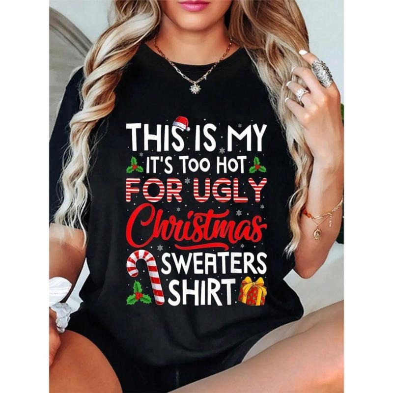 100% Cotton This Is My Too Hot Ugly - Adult & Kids T-Shirts, Sweatshirts & Hoodies apparel design preview 1