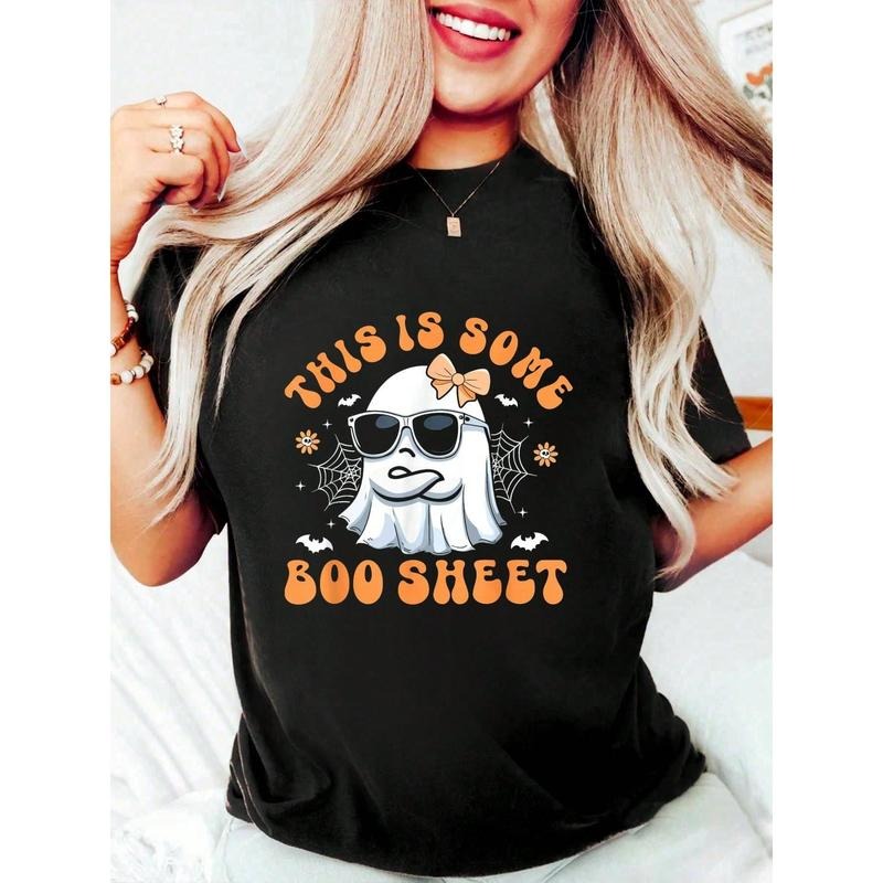 100% Cotton This Is Some Boo Sheet Cute Ghost - Adult & Kids T-Shirts, Sweatshirts & Hoodies apparel design preview 1