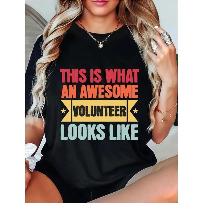 100% Cotton This Is What Awesome Volunteer Like Funny - Adult & Kids T-Shirts, Sweatshirts & Hoodies apparel design preview 1