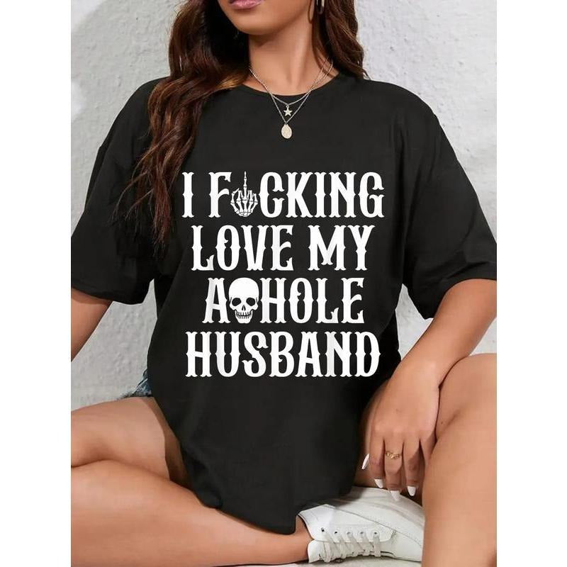 100% Cotton I Fucking Love My Husband Funny Wife - Adult & Kids T-Shirts, Sweatshirts & Hoodies apparel design preview 1