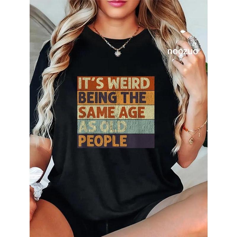100% Cotton 'S Weird Being Same Age As Old People - Adult & Kids T-Shirts, Sweatshirts & Hoodies apparel design preview 1
