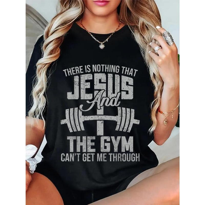 100% Cotton Nothing Jesus Gym Fitness Christian - Adult & Kids T-Shirts, Sweatshirts & Hoodies apparel design preview 1
