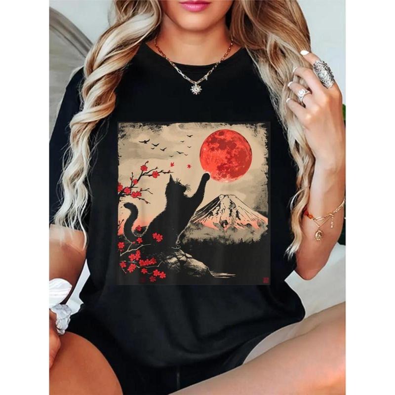 100% Cotton Vintage Japan Art Japanese Retro Print - Adult & Kids T-Shirts, Sweatshirts & Hoodies apparel design preview 1