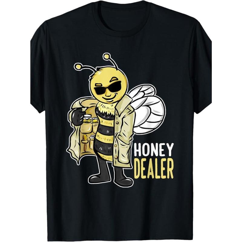 100% Made USA 180g Cotton 'Honey Dealer' Bee Funny - Adult & Kids T-Shirts, Sweatshirts & Hoodies apparel design preview 1