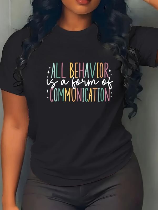 100% Cotton All Behavior Is Form Communication Casual - Adult & Kids T-Shirts, Sweatshirts & Hoodies apparel design preview 1