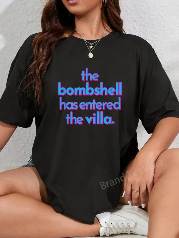 100% Cotton BOMBSHELL HAS ENTERED VILLA Funny Got - Adult & Kids T-Shirts, Sweatshirts & Hoodies apparel design preview 1