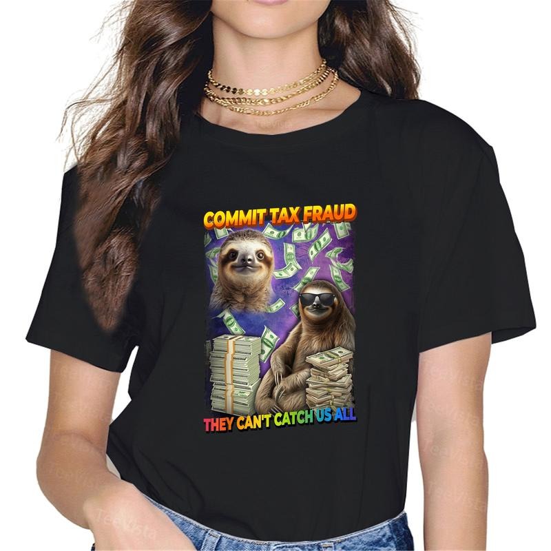 100% Cotton Commit Tax Fraud They Cant Catch Us All - Adult & Kids T-Shirts, Sweatshirts & Hoodies apparel design preview 1