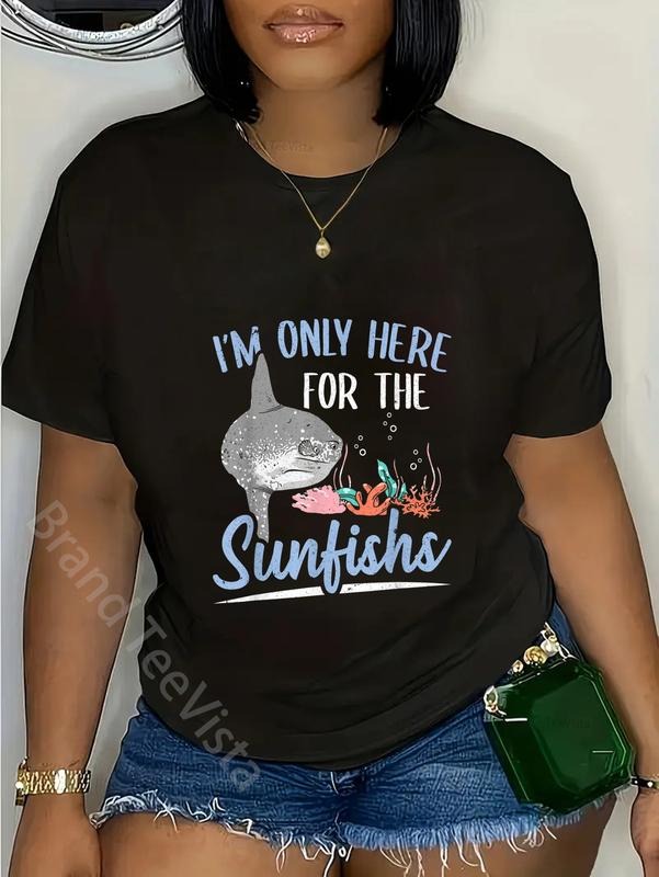 100% Cotton Common Mola I'M Only Here Sunfish - Adult & Kids T-Shirts, Sweatshirts & Hoodies apparel design preview 1