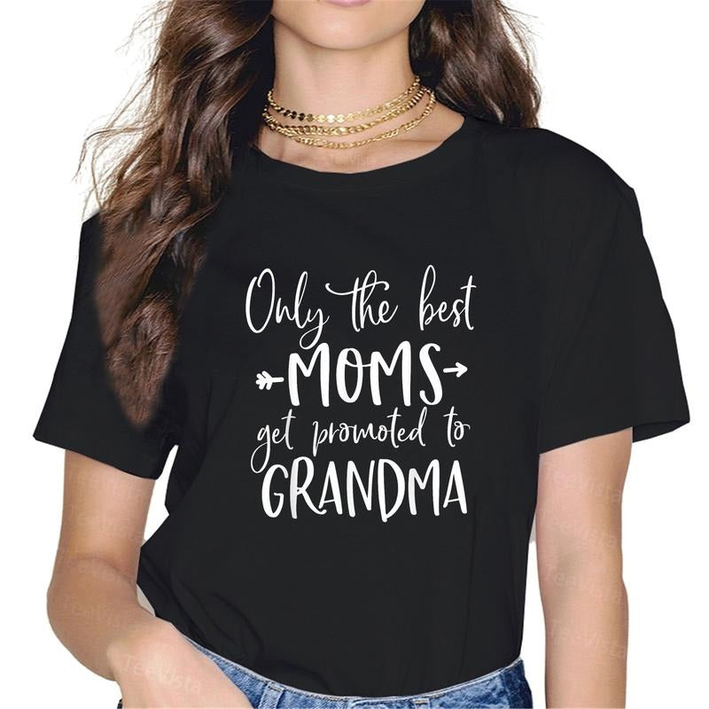 100% Cotton Cute Announcement Only Best Moms Get - Adult & Kids T-Shirts, Sweatshirts & Hoodies apparel design preview 1