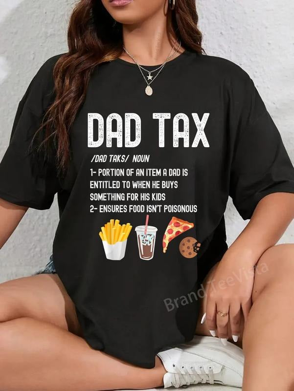 100% Cotton Dad Tax Definition Funny Daddy Humor - Adult & Kids T-Shirts, Sweatshirts & Hoodies apparel design preview 1