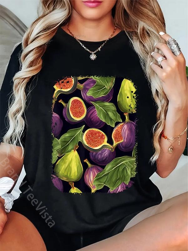100% Cotton Fig Fruit Botanical Lover Gardening - Adult & Kids T-Shirts, Sweatshirts & Hoodies apparel design preview 1