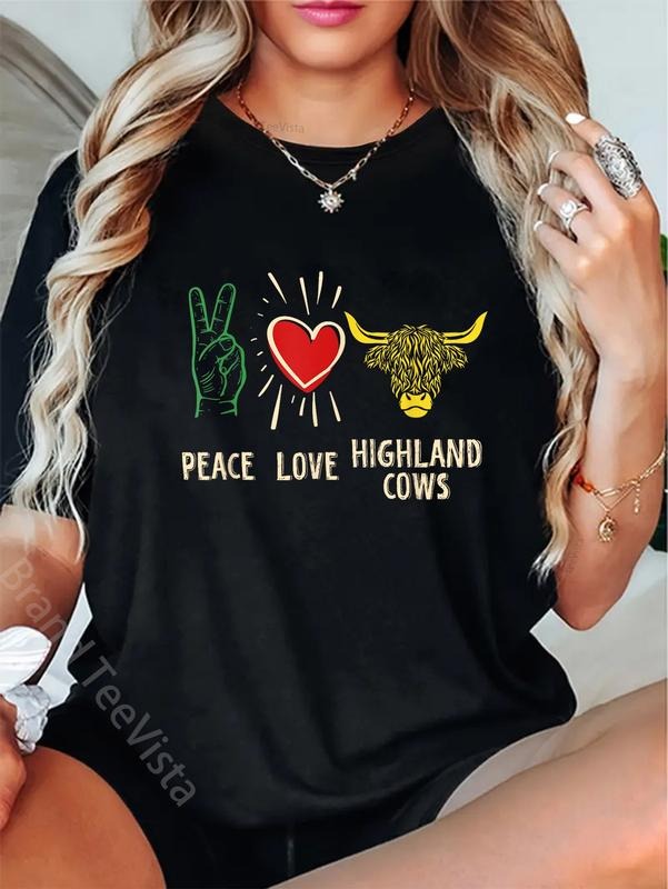100% Cotton Funny Cow Scotland Highland Cattle - Adult & Kids T-Shirts, Sweatshirts & Hoodies apparel design preview 1