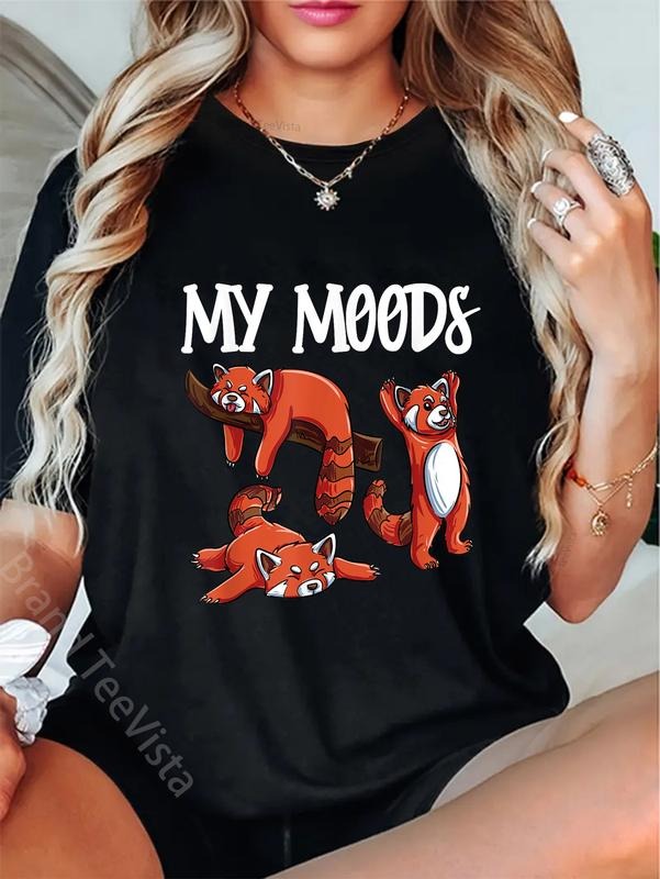 100% Cotton Funny Red Panda Moody - Adult & Kids T-Shirts, Sweatshirts & Hoodies apparel design preview 1