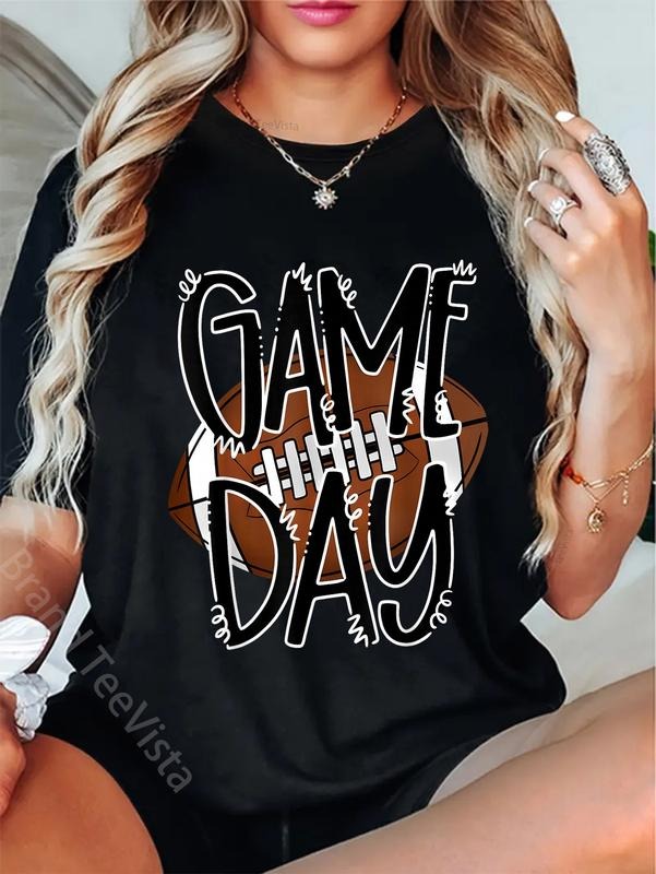 100% Cotton Game Day Football Touchdown Season - Adult & Kids T-Shirts, Sweatshirts & Hoodies apparel design preview 1
