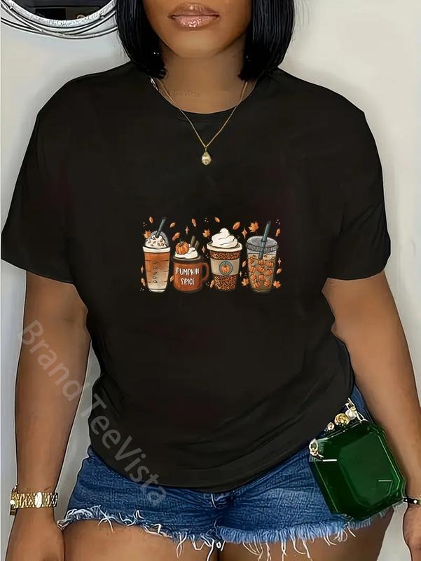 100% Cotton Halloween Coffee Pumpkin Latte Spice Love - Adult & Kids T-Shirts, Sweatshirts & Hoodies apparel design preview 1