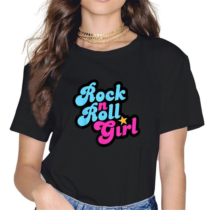 100% Cotton Halloween Costume Rock N Roll Girl - Adult & Kids T-Shirts, Sweatshirts & Hoodies apparel design preview 1