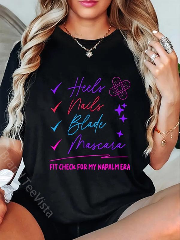 100% Cotton Heels Nails Blade Mascara Fit Check My - Adult & Kids T-Shirts, Sweatshirts & Hoodies apparel design preview 1