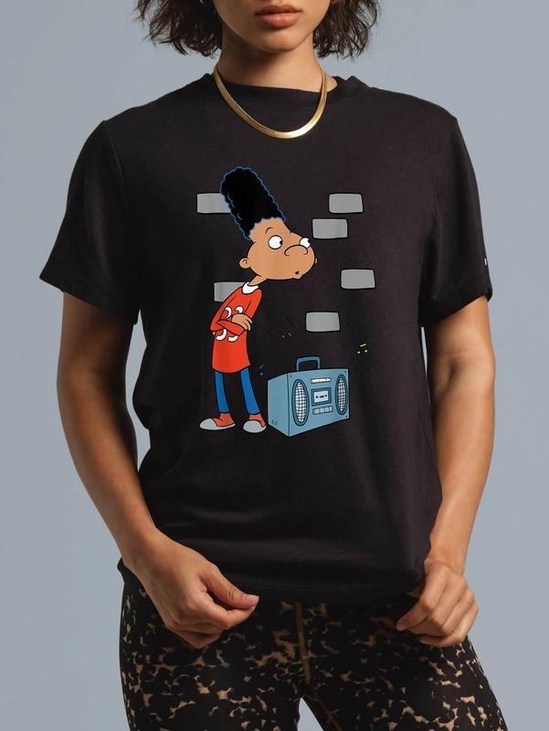 100% Cotton Hey Arnold! Gerald Pose Next Stereo - Adult & Kids T-Shirts, Sweatshirts & Hoodies apparel design preview 1