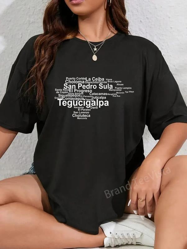 100% Cotton Honduras Outline Silhouette Map - Adult & Kids T-Shirts, Sweatshirts & Hoodies apparel design preview 1