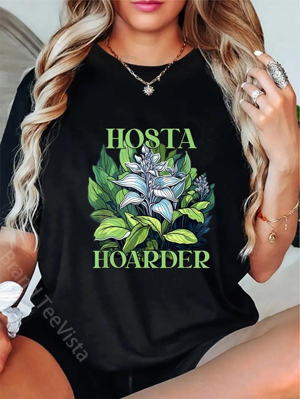 100% Cotton Hosta Hoarder Hostas Garden Lovers Yard - Adult & Kids T-Shirts, Sweatshirts & Hoodies apparel design preview 1