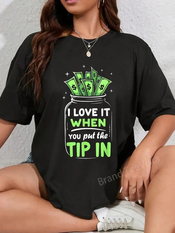 100% Cotton I Love When You Put Tip Bartender Bar - Adult & Kids T-Shirts, Sweatshirts & Hoodies apparel design preview 1