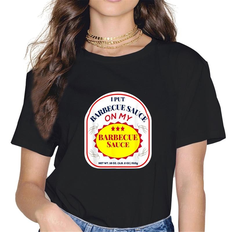 100% Cotton I Put Barbecue Sauce My - Adult & Kids T-Shirts, Sweatshirts & Hoodies apparel design preview 1