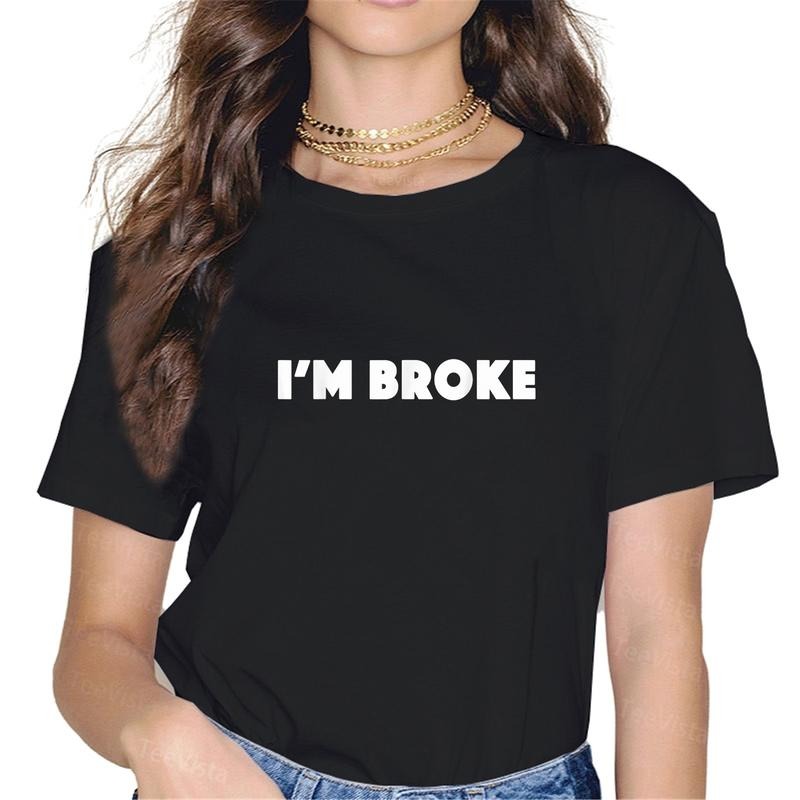 100% Cotton I'M Broke - Adult & Kids T-Shirts, Sweatshirts & Hoodies apparel design preview 1