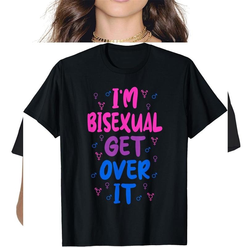 100% Cotton Im Bisexual Get Over - Adult & Kids T-Shirts, Sweatshirts & Hoodies apparel design preview 1