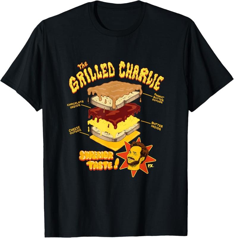 100% Cotton 'S Always Sunny Philadelphia Grilled - Adult & Kids T-Shirts, Sweatshirts & Hoodies apparel design preview 1
