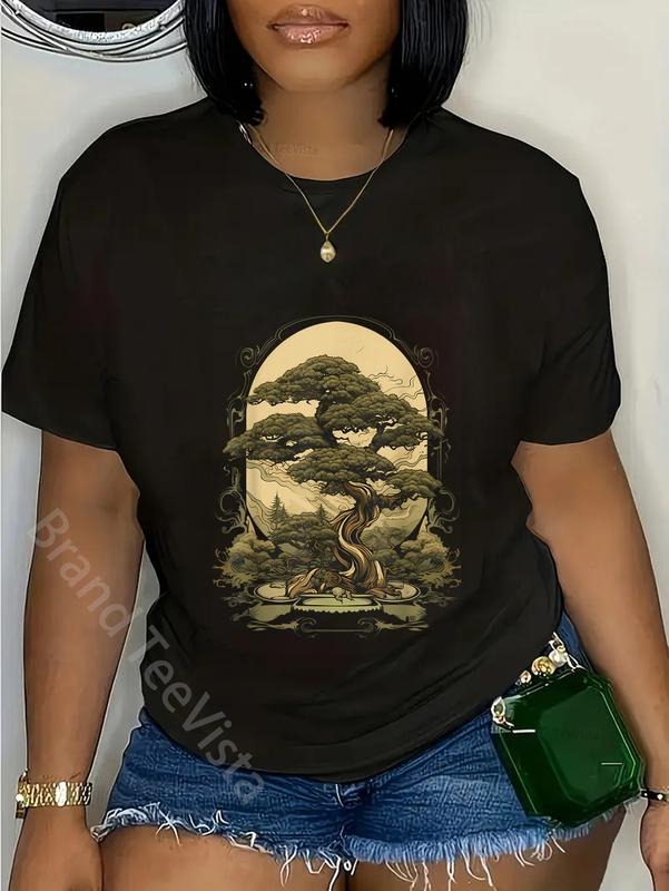 100% Cotton Japanese Gardening Art Bonsai Tree - Adult & Kids T-Shirts, Sweatshirts & Hoodies apparel design preview 1