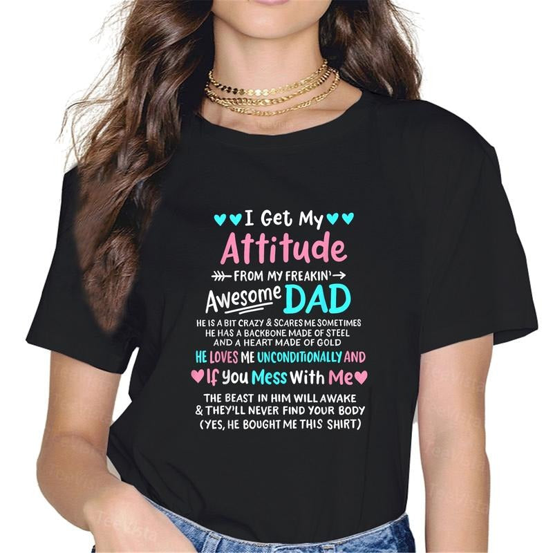 100% Cotton Cool Dads Fun Store I Get My Attitude - Adult & Kids T-Shirts, Sweatshirts & Hoodies apparel design preview 1