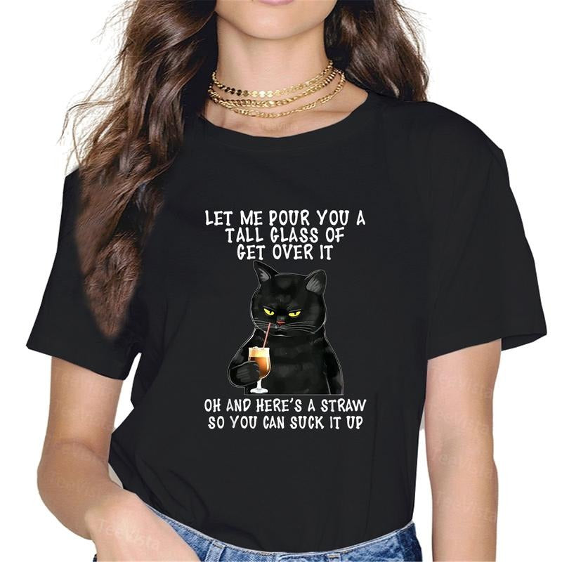 100% Cotton Let Me Pour You Tall Glass Get Over Funny - Adult & Kids T-Shirts, Sweatshirts & Hoodies apparel design preview 1