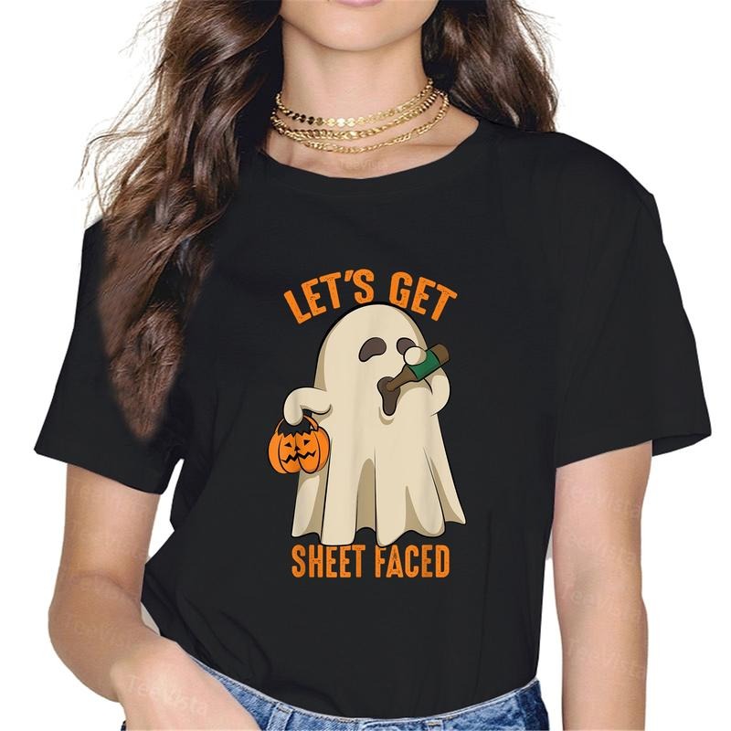 100% Cotton Let'S Get Sheet Faced Funny Halloween - Adult & Kids T-Shirts, Sweatshirts & Hoodies apparel design preview 1